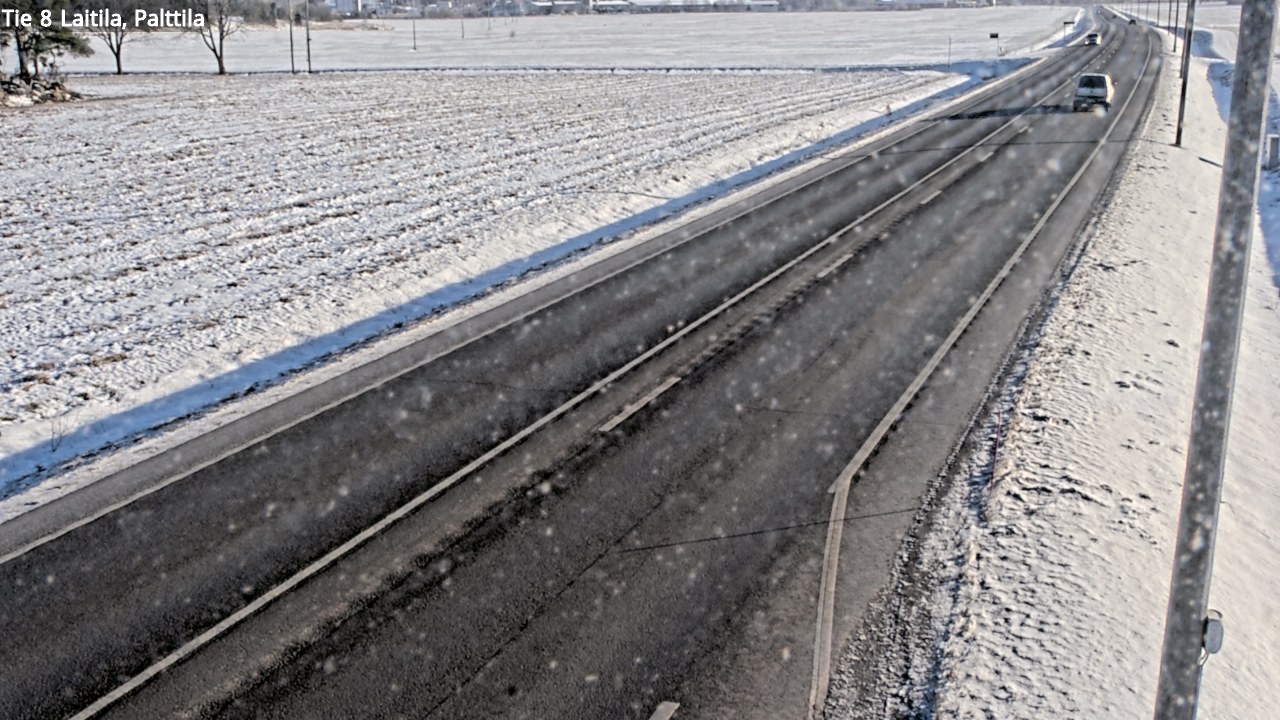 Weather Camera Image Väg 8 Laitila, Palttila, Laitila, Varsinais-Suomi