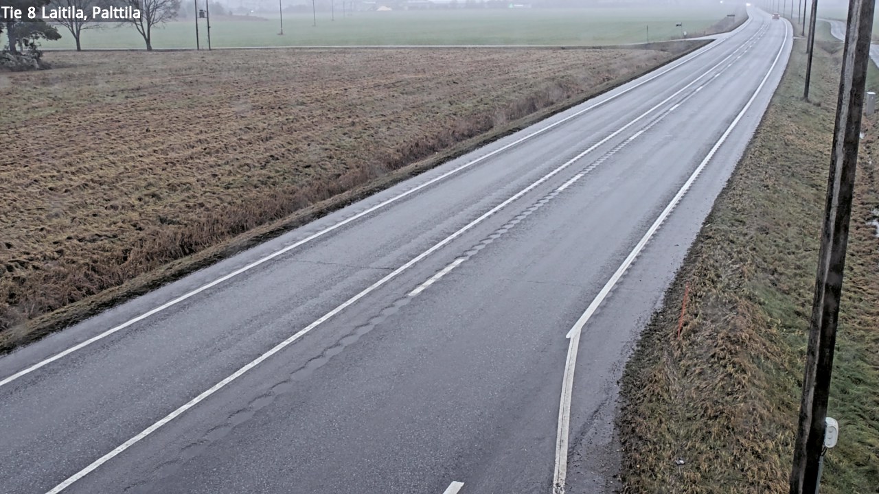 Weather Camera Image Road 8 Laitila, Palttila, Laitila, Varsinais-Suomi