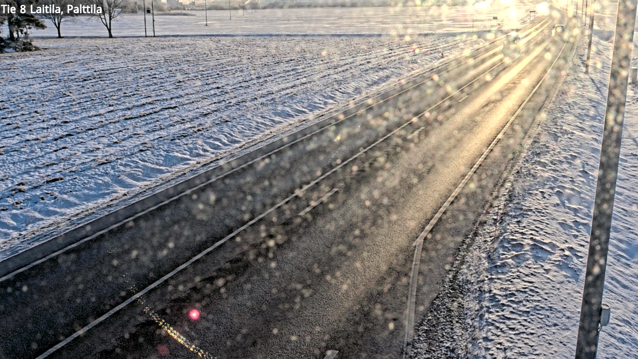 Weather Camera Image Väg 8 Laitila, Palttila, Laitila, Varsinais-Suomi