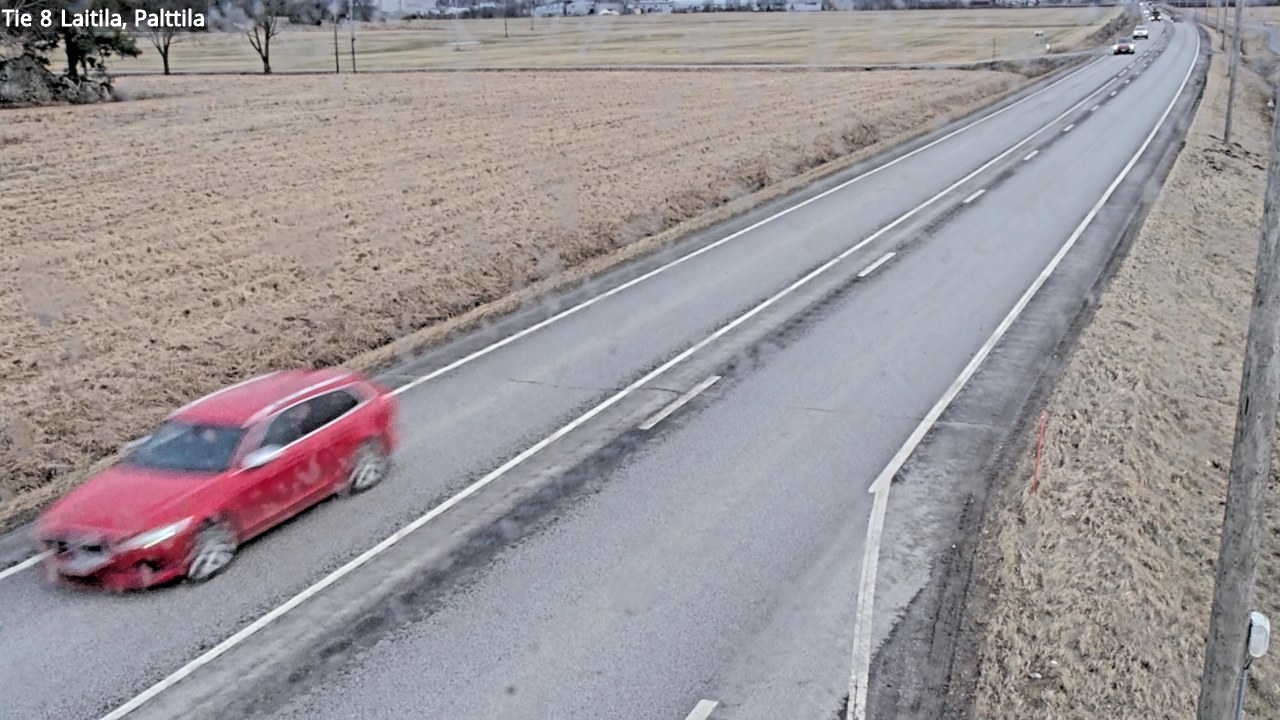 Weather Camera Image Road 8 Laitila, Palttila, Laitila, Varsinais-Suomi