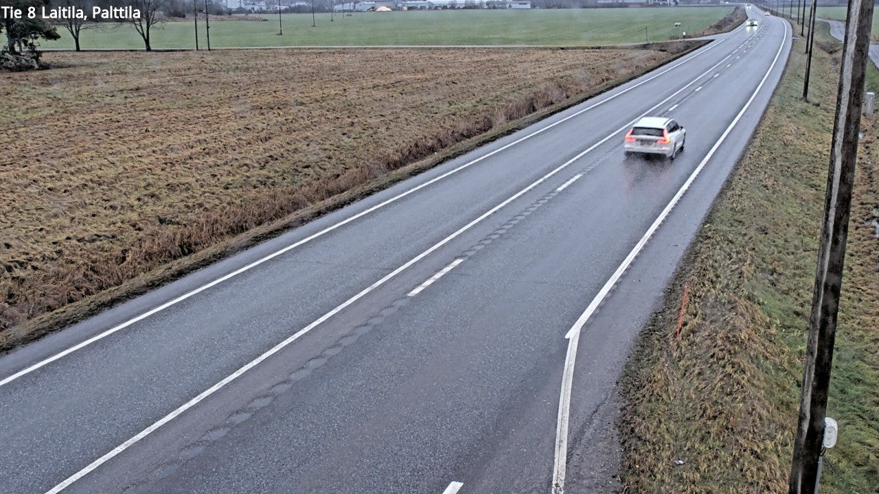 Weather Camera Image Road 8 Laitila, Palttila, Laitila, Varsinais-Suomi