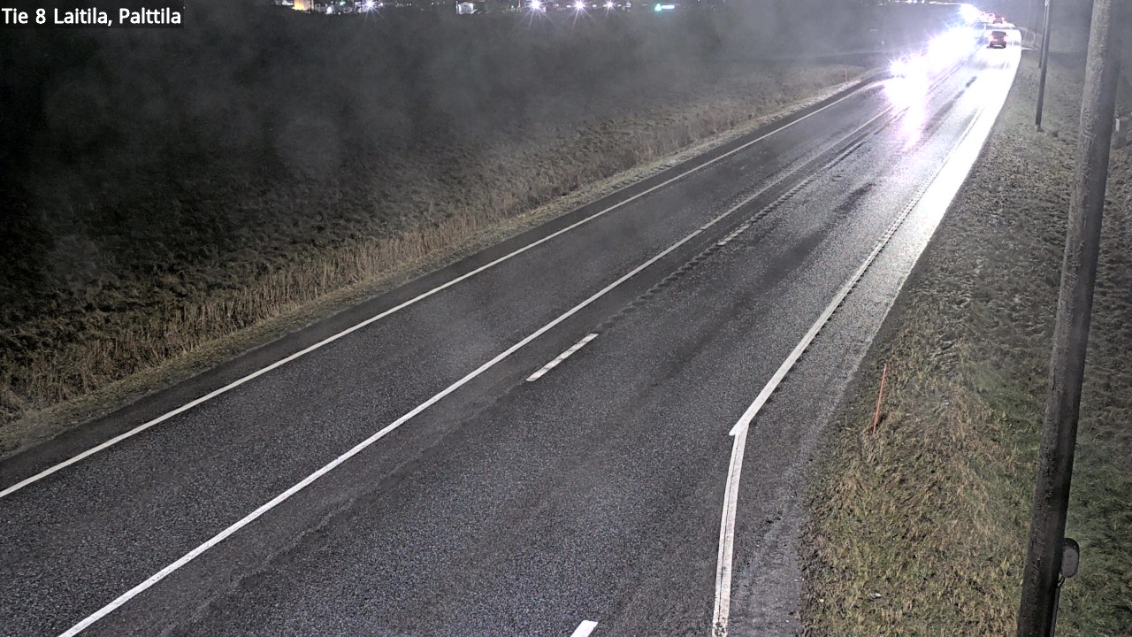 Weather Camera Image Väg 8 Laitila, Palttila, Laitila, Varsinais-Suomi