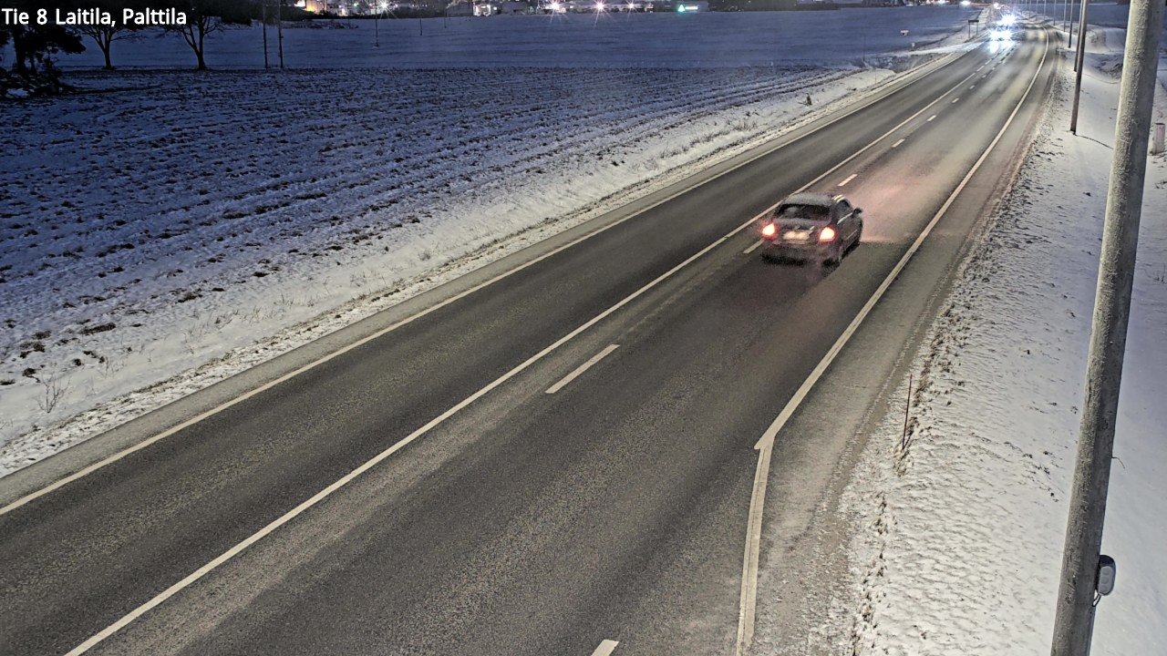 Weather Camera Image Road 8 Laitila, Palttila, Laitila, Varsinais-Suomi