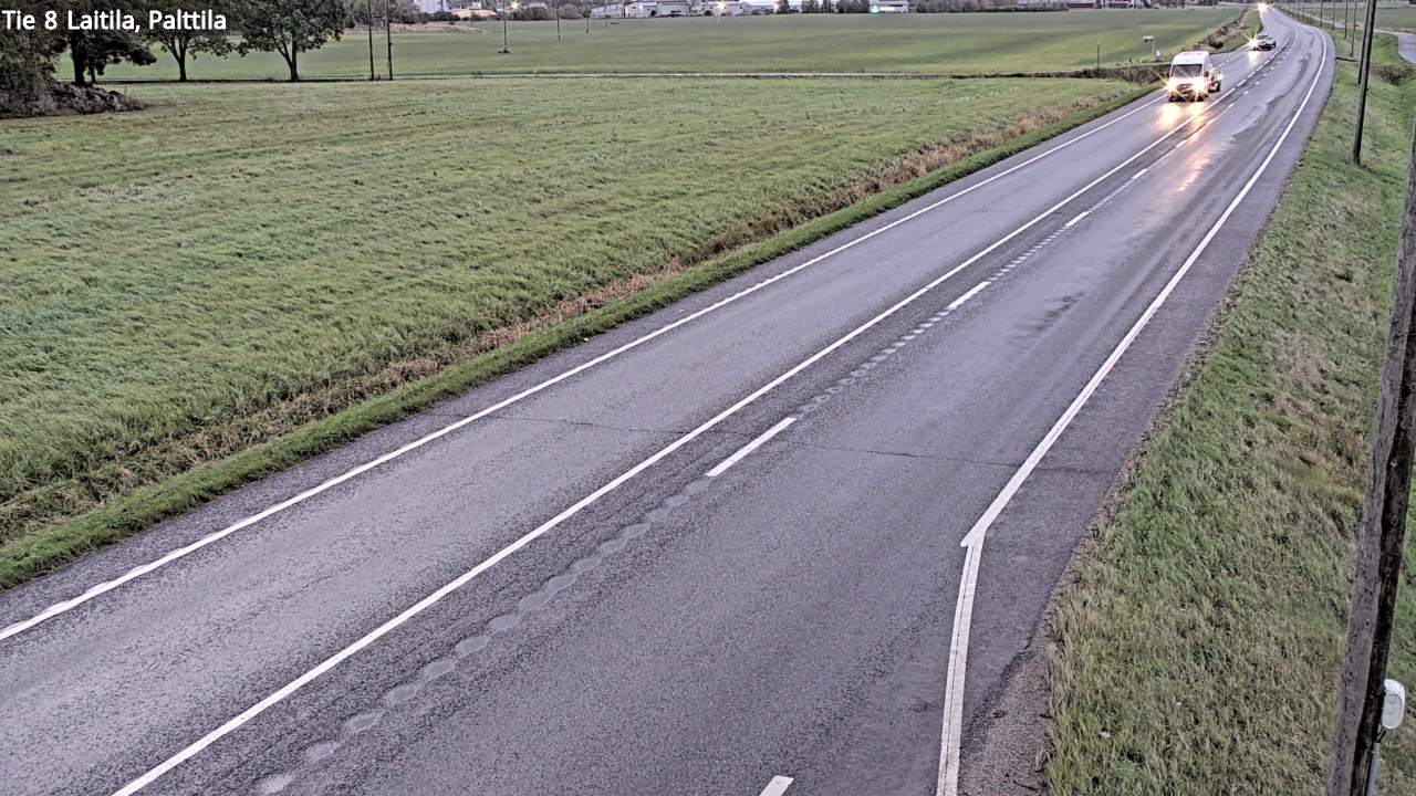 Weather Camera Image Väg 8 Laitila, Palttila, Laitila, Varsinais-Suomi