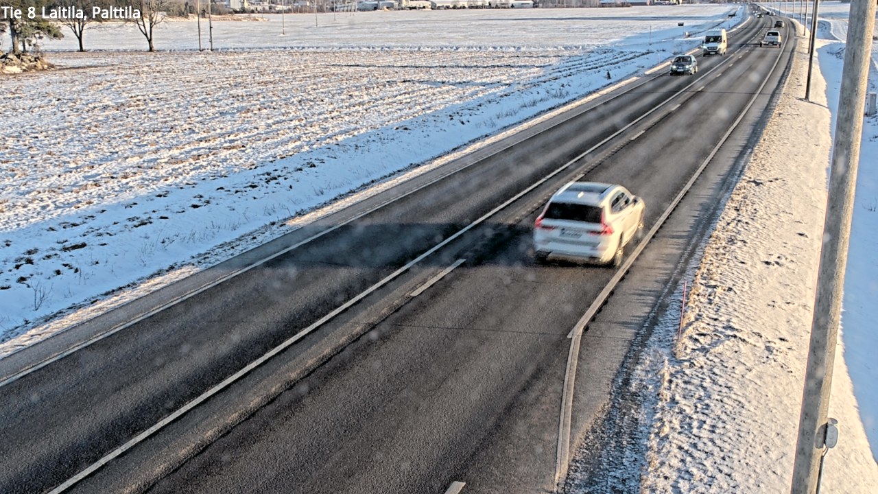 Weather Camera Image Väg 8 Laitila, Palttila, Laitila, Varsinais-Suomi