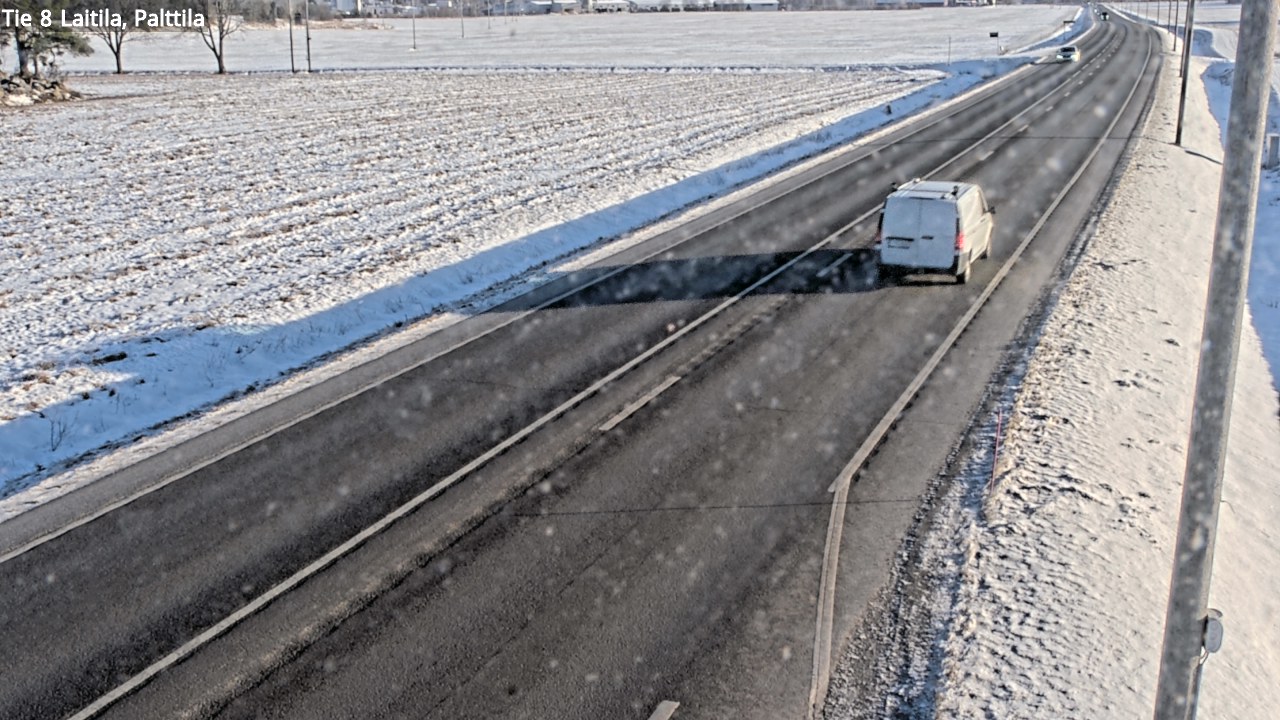Weather Camera Image Väg 8 Laitila, Palttila, Laitila, Varsinais-Suomi