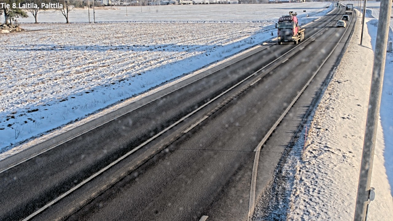 Weather Camera Image Väg 8 Laitila, Palttila, Laitila, Varsinais-Suomi