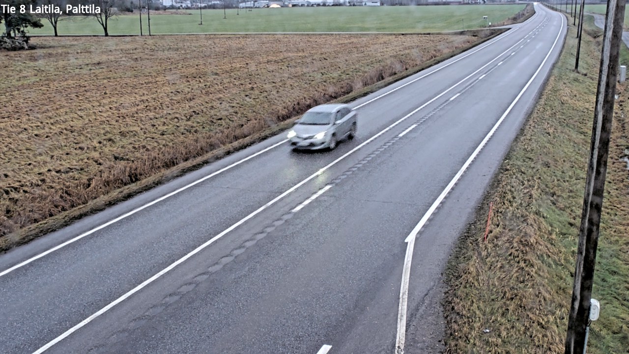 Weather Camera Image Road 8 Laitila, Palttila, Laitila, Varsinais-Suomi