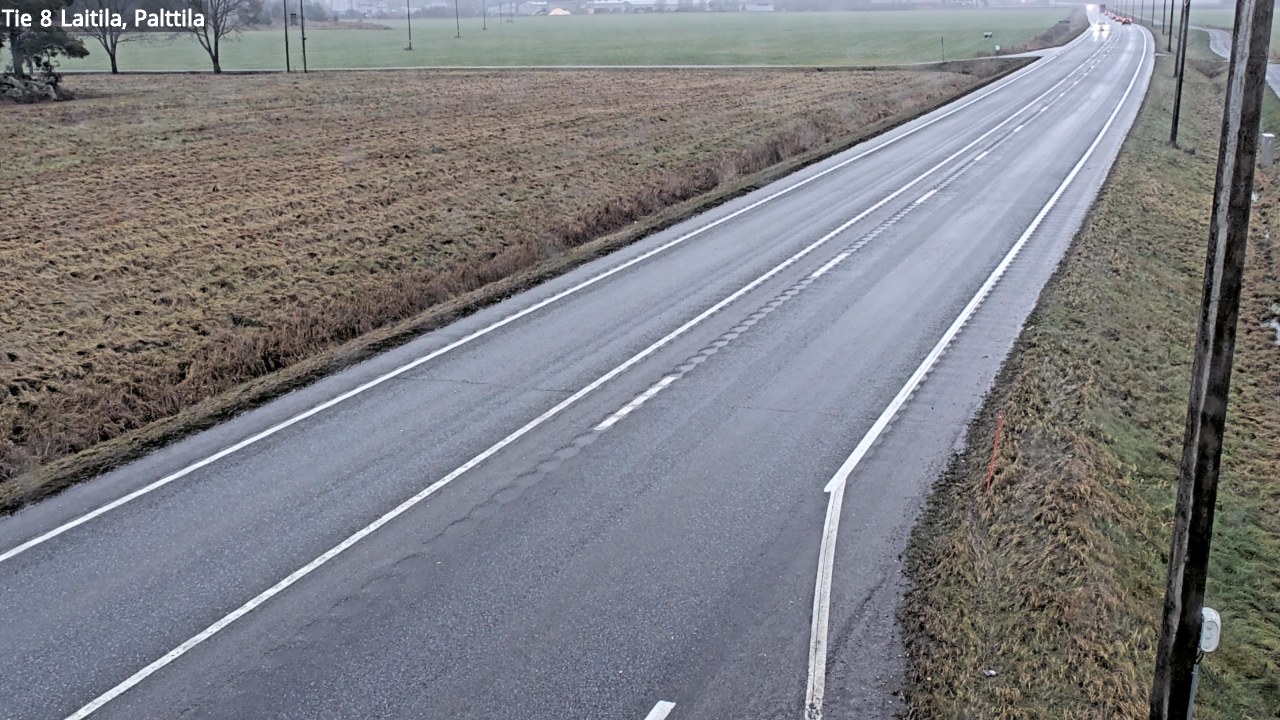 Weather Camera Image Road 8 Laitila, Palttila, Laitila, Varsinais-Suomi
