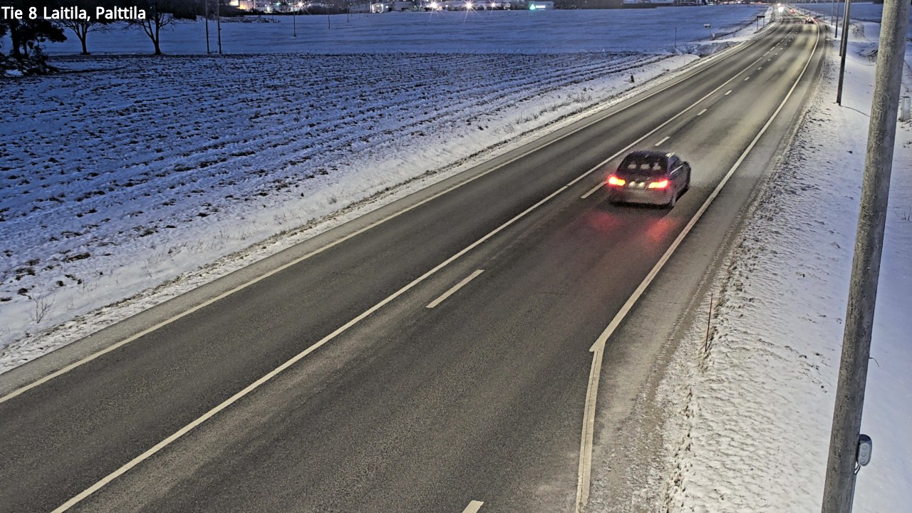 Kelikamerat Kuva Tie 8 Laitila, Palttila, Laitila, Varsinais-Suomi