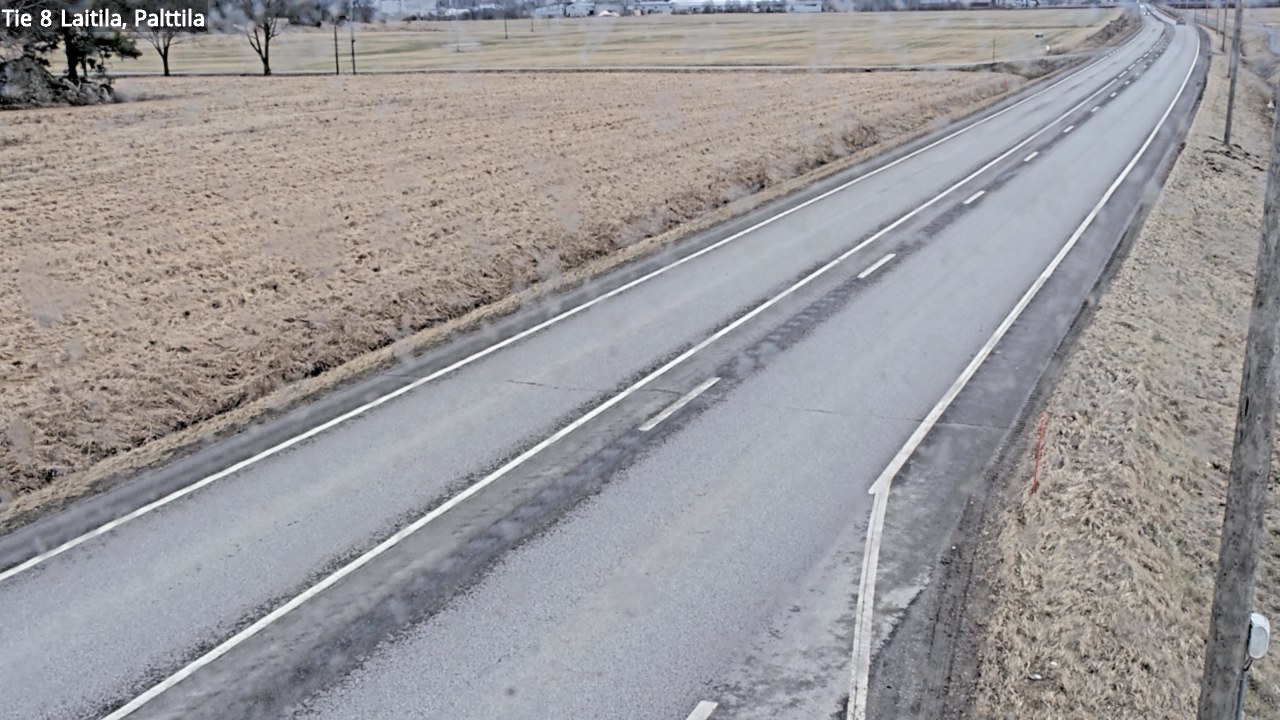 Weather Camera Image Road 8 Laitila, Palttila, Laitila, Varsinais-Suomi
