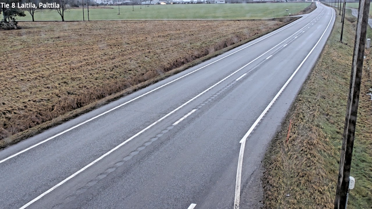 Weather Camera Image Road 8 Laitila, Palttila, Laitila, Varsinais-Suomi