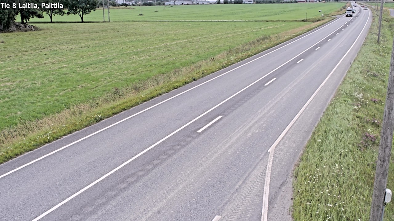 Weather Camera Image Väg 8 Laitila, Palttila, Laitila, Varsinais-Suomi