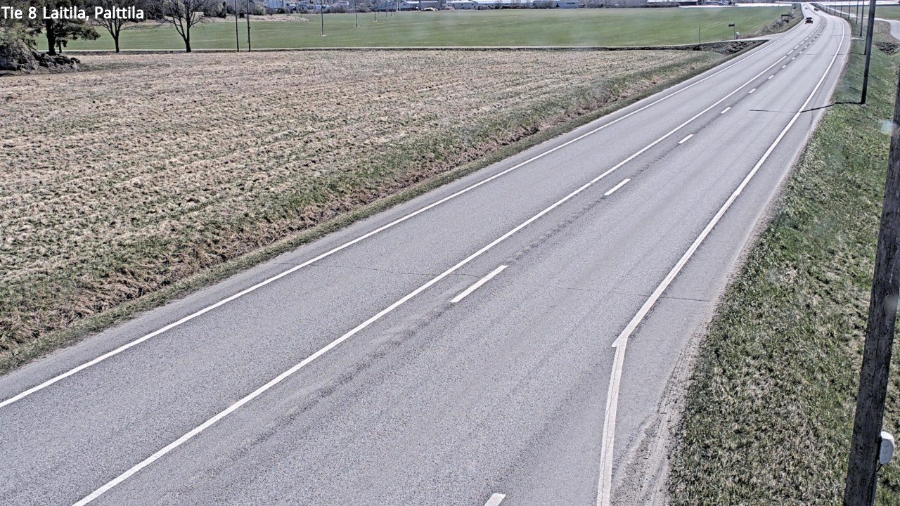 Weather Camera Image Road 8 Laitila, Palttila, Laitila, Varsinais-Suomi
