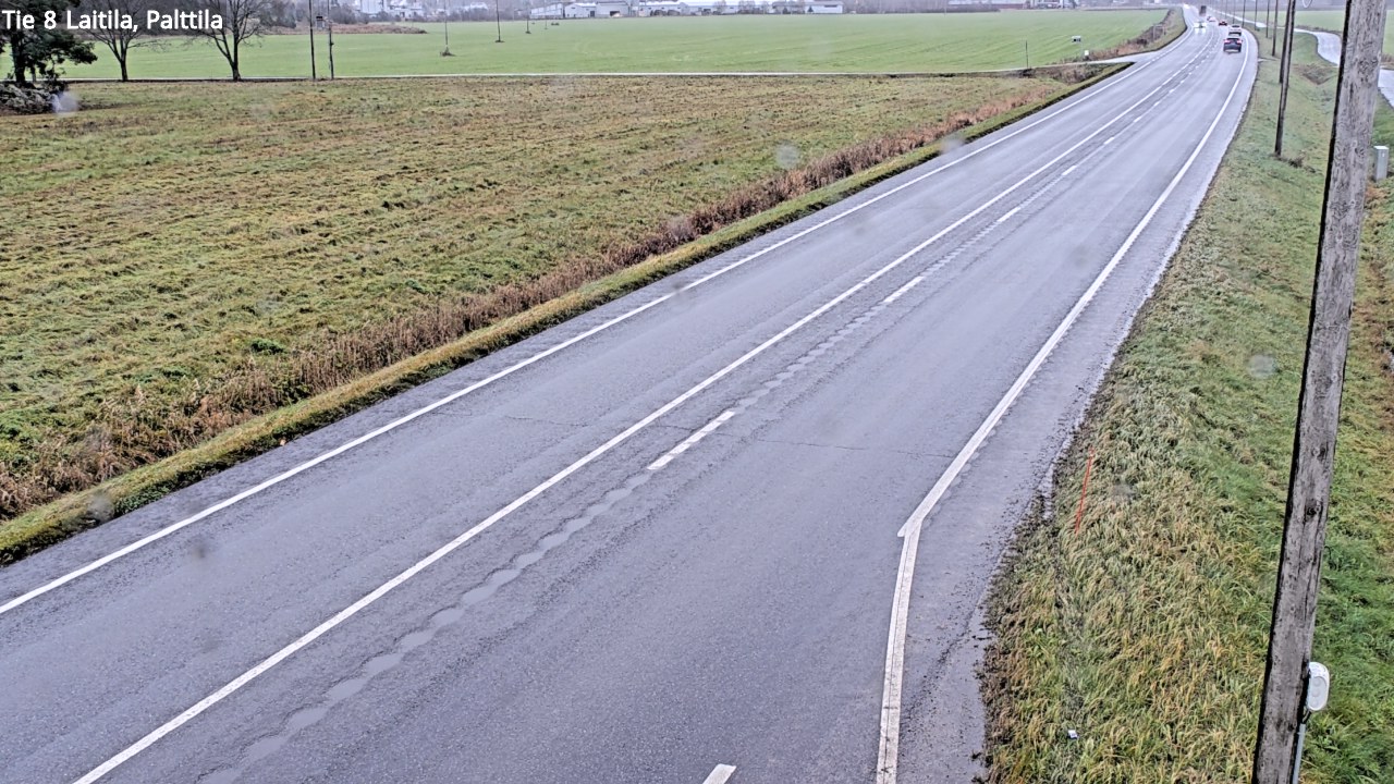 Weather Camera Image Väg 8 Laitila, Palttila, Laitila, Varsinais-Suomi