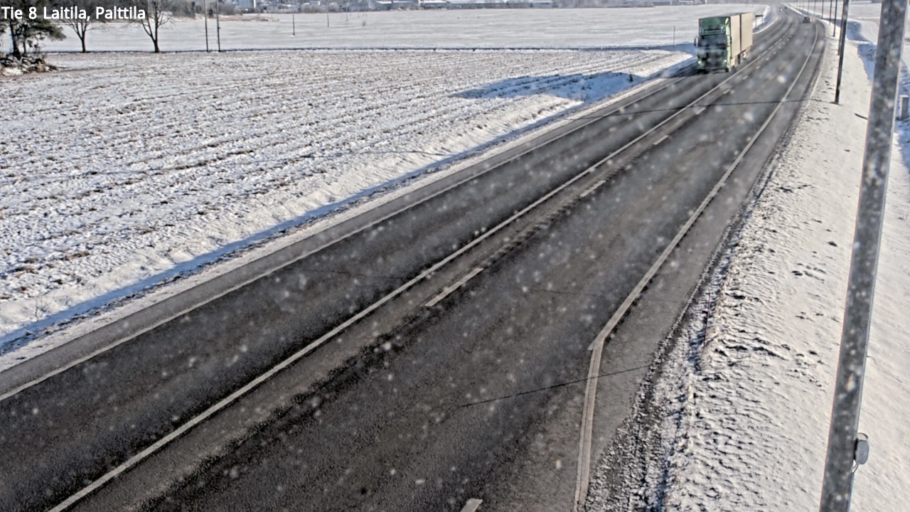 Weather Camera Image Väg 8 Laitila, Palttila, Laitila, Varsinais-Suomi