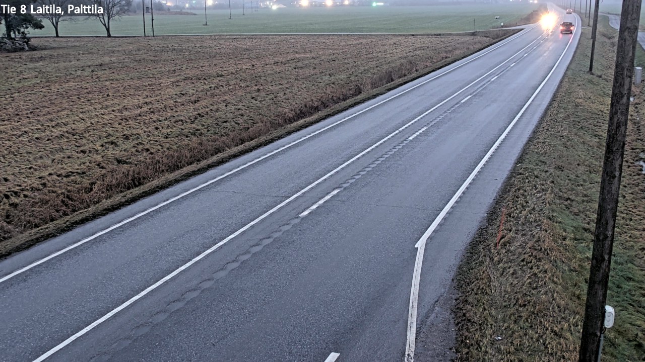 Weather Camera Image Väg 8 Laitila, Palttila, Laitila, Varsinais-Suomi