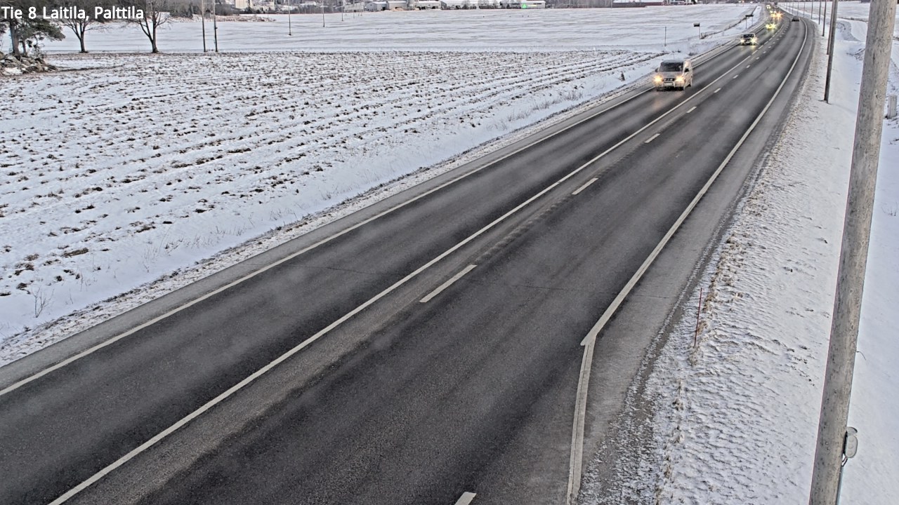 Weather Camera Image Road 8 Laitila, Palttila, Laitila, Varsinais-Suomi