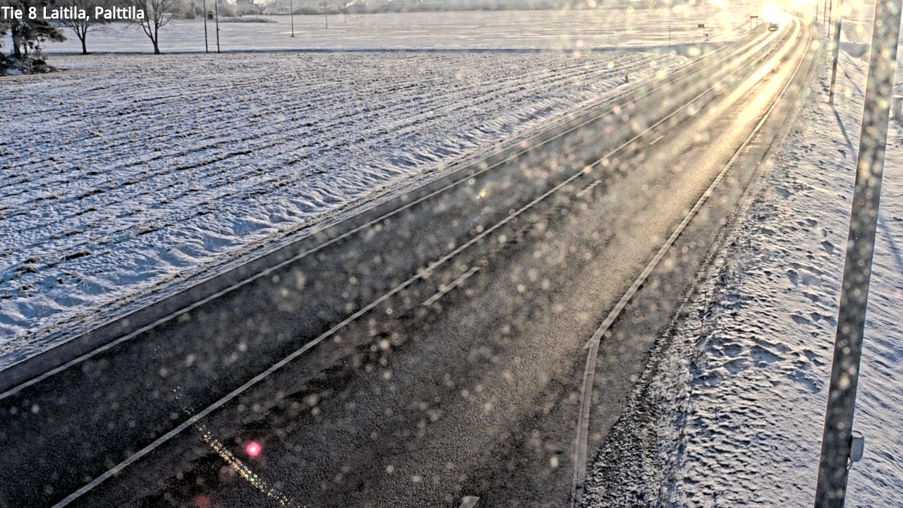 Weather Camera Image Väg 8 Laitila, Palttila, Laitila, Varsinais-Suomi