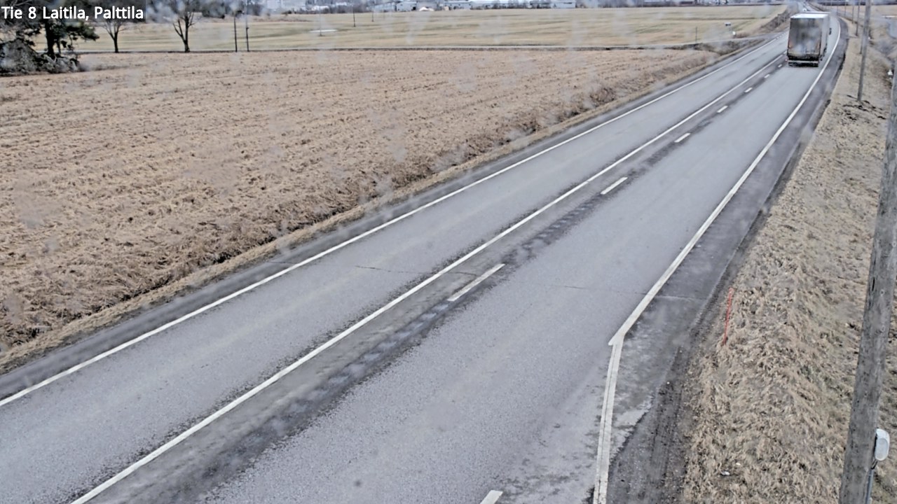Weather Camera Image Road 8 Laitila, Palttila, Laitila, Varsinais-Suomi