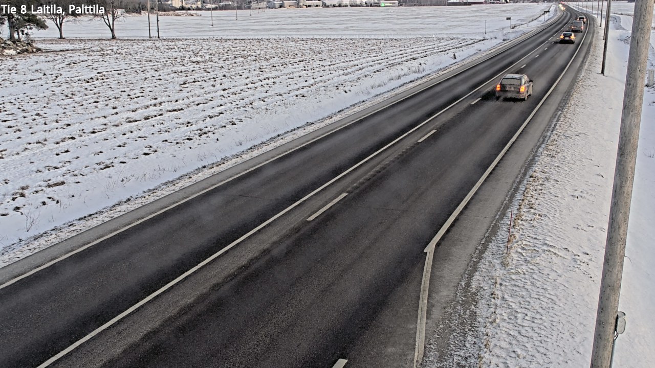 Weather Camera Image Road 8 Laitila, Palttila, Laitila, Varsinais-Suomi