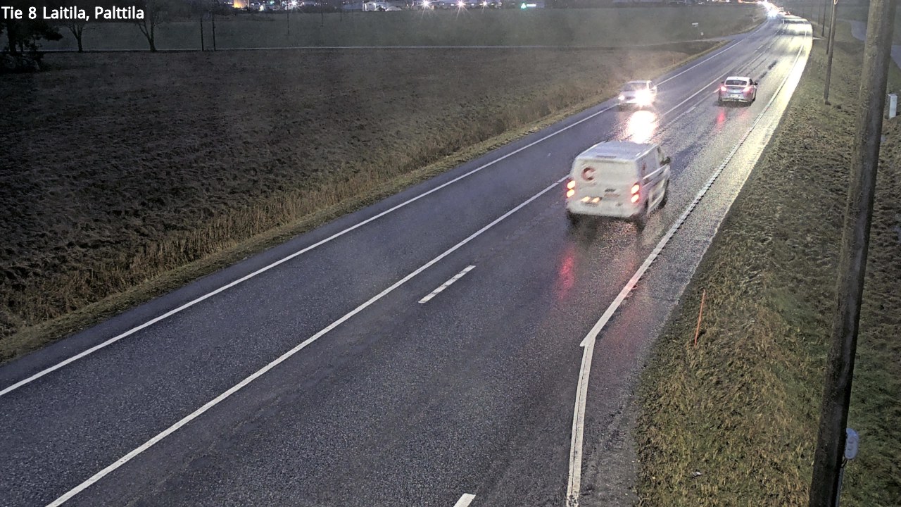 Weather Camera Image Väg 8 Laitila, Palttila, Laitila, Varsinais-Suomi