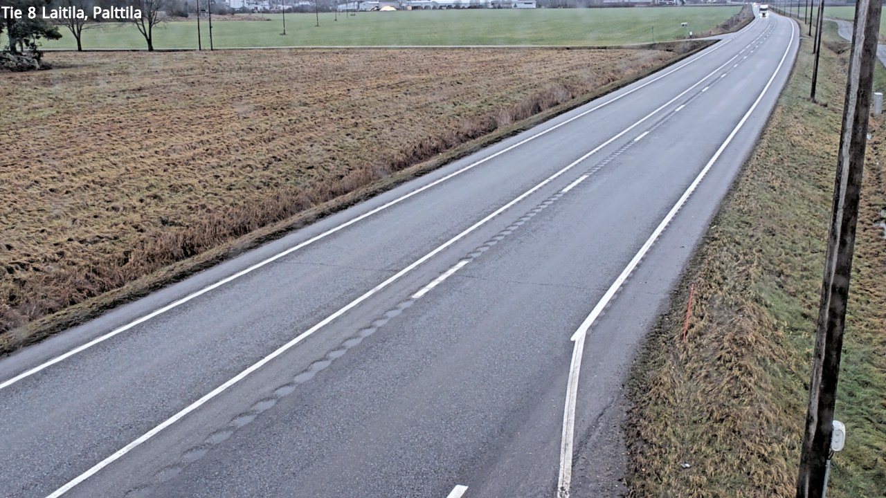 Weather Camera Image Road 8 Laitila, Palttila, Laitila, Varsinais-Suomi