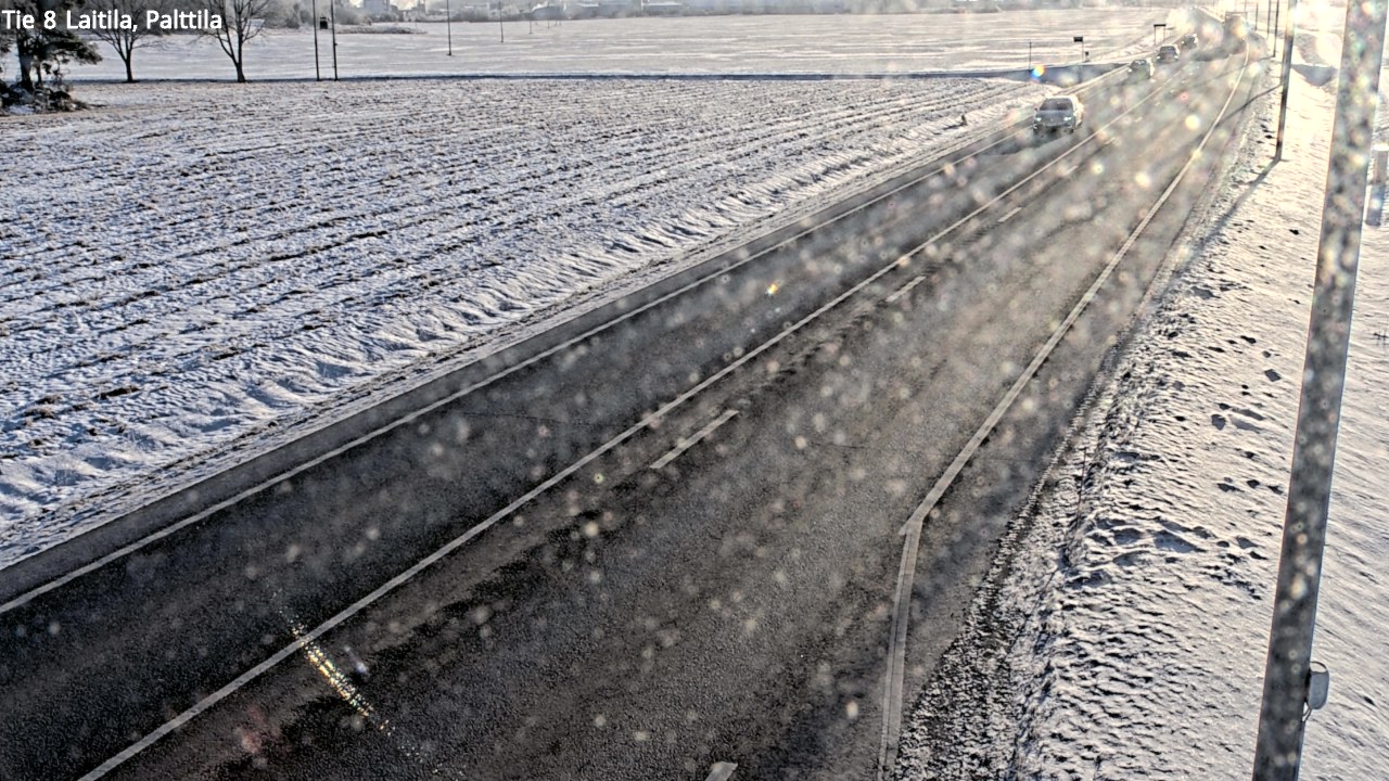 Weather Camera Image Väg 8 Laitila, Palttila, Laitila, Varsinais-Suomi
