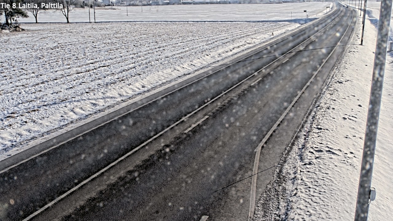 Weather Camera Image Väg 8 Laitila, Palttila, Laitila, Varsinais-Suomi