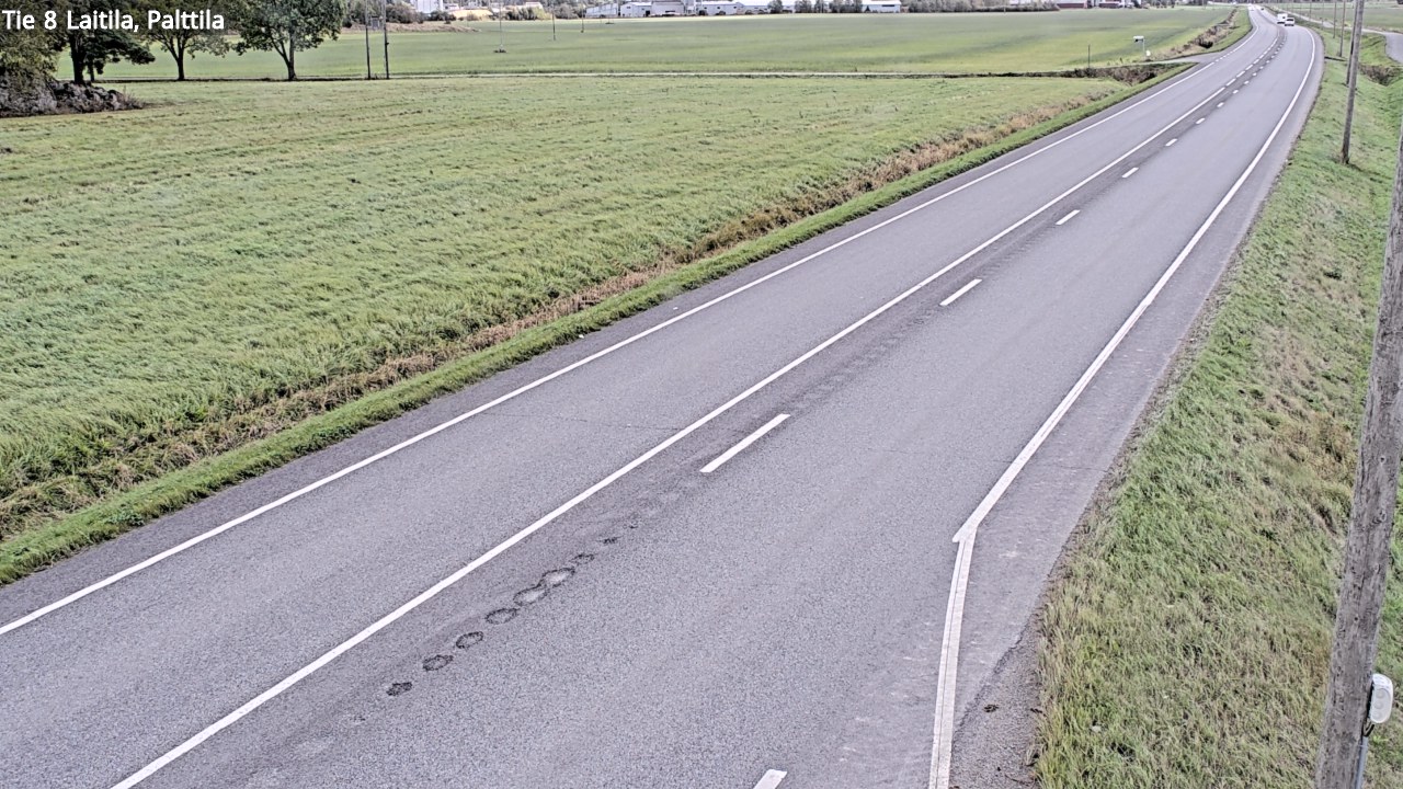 Weather Camera Image Väg 8 Laitila, Palttila, Laitila, Varsinais-Suomi