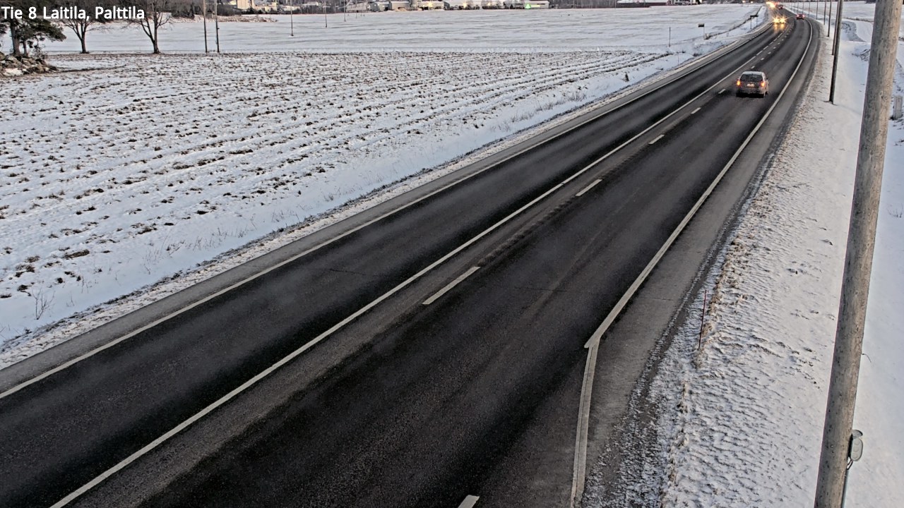 Weather Camera Image Road 8 Laitila, Palttila, Laitila, Varsinais-Suomi