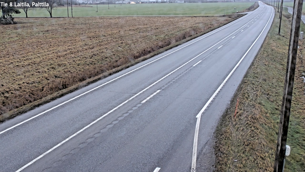 Weather Camera Image Road 8 Laitila, Palttila, Laitila, Varsinais-Suomi