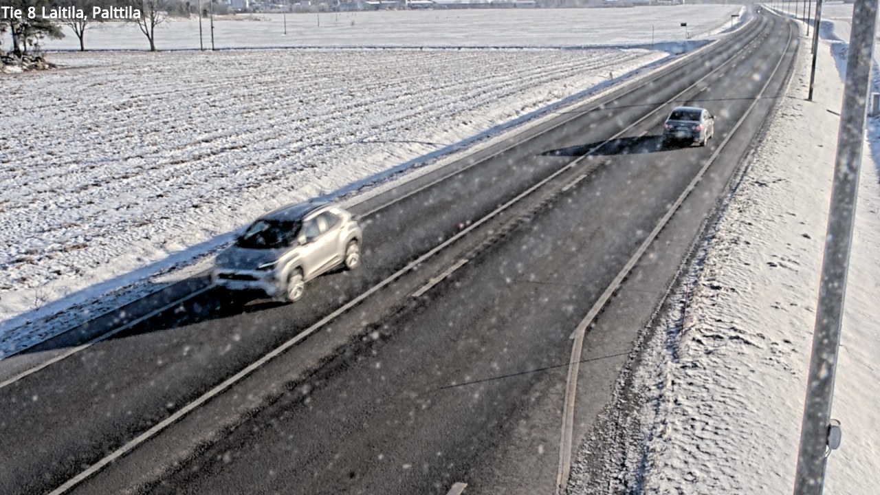 Weather Camera Image Väg 8 Laitila, Palttila, Laitila, Varsinais-Suomi