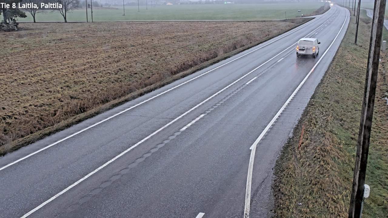 Weather Camera Image Road 8 Laitila, Palttila, Laitila, Varsinais-Suomi