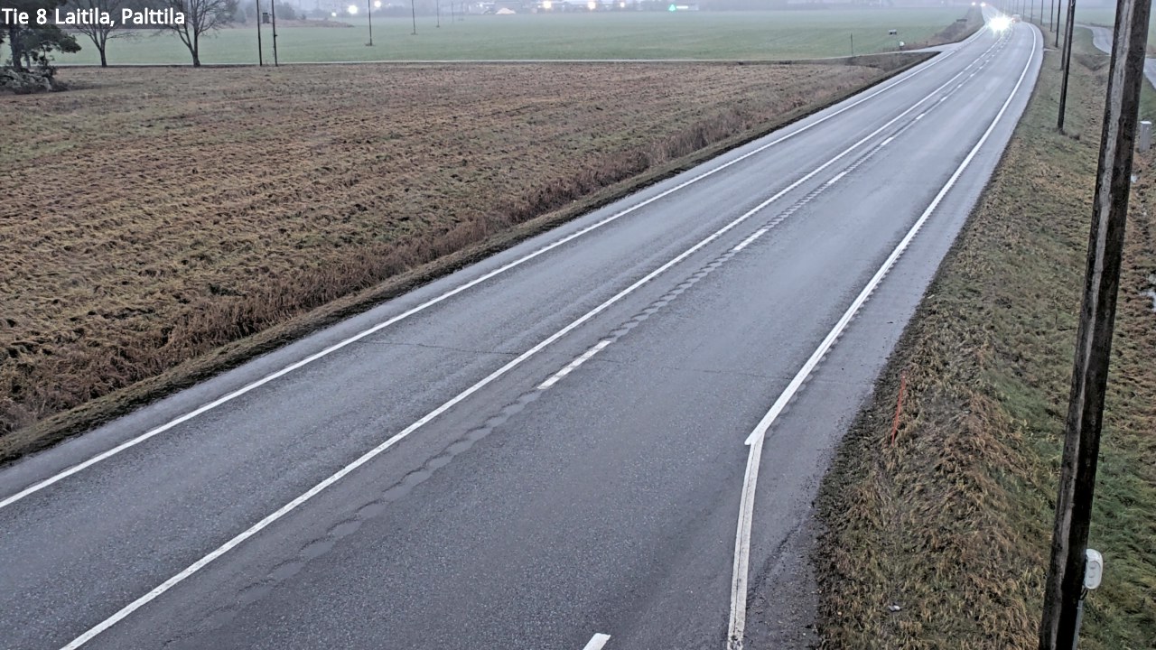Weather Camera Image Road 8 Laitila, Palttila, Laitila, Varsinais-Suomi
