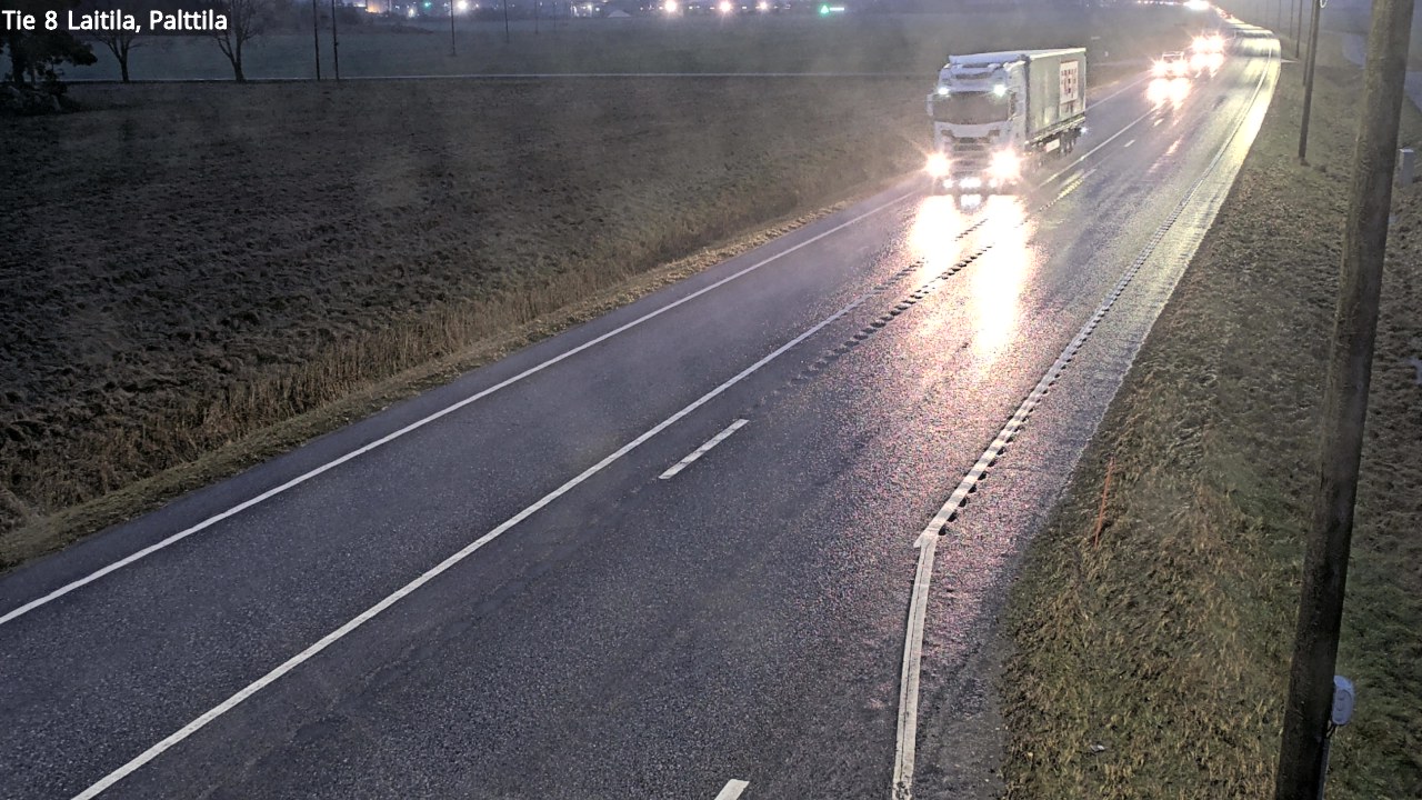 Weather Camera Image Väg 8 Laitila, Palttila, Laitila, Varsinais-Suomi