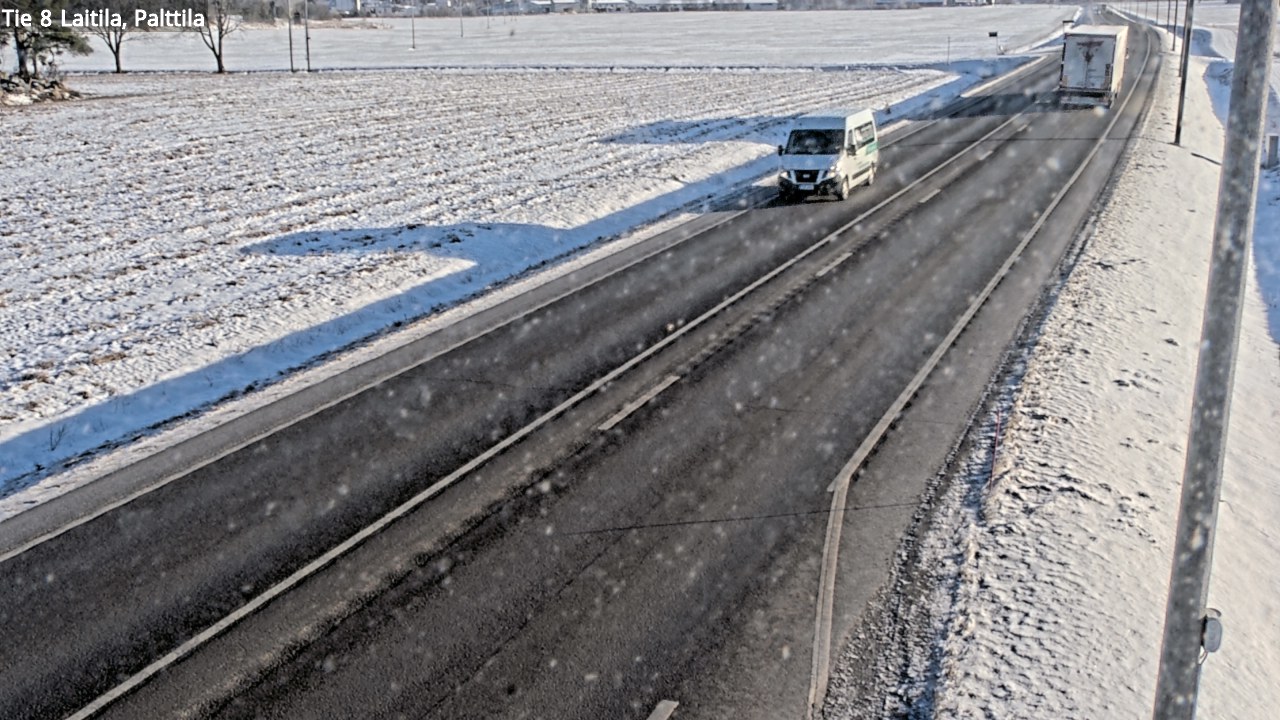 Weather Camera Image Väg 8 Laitila, Palttila, Laitila, Varsinais-Suomi