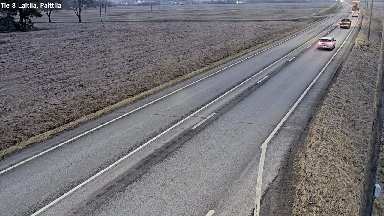 Weather Camera Image Road 8 Laitila, Palttila, Laitila, Varsinais-Suomi
