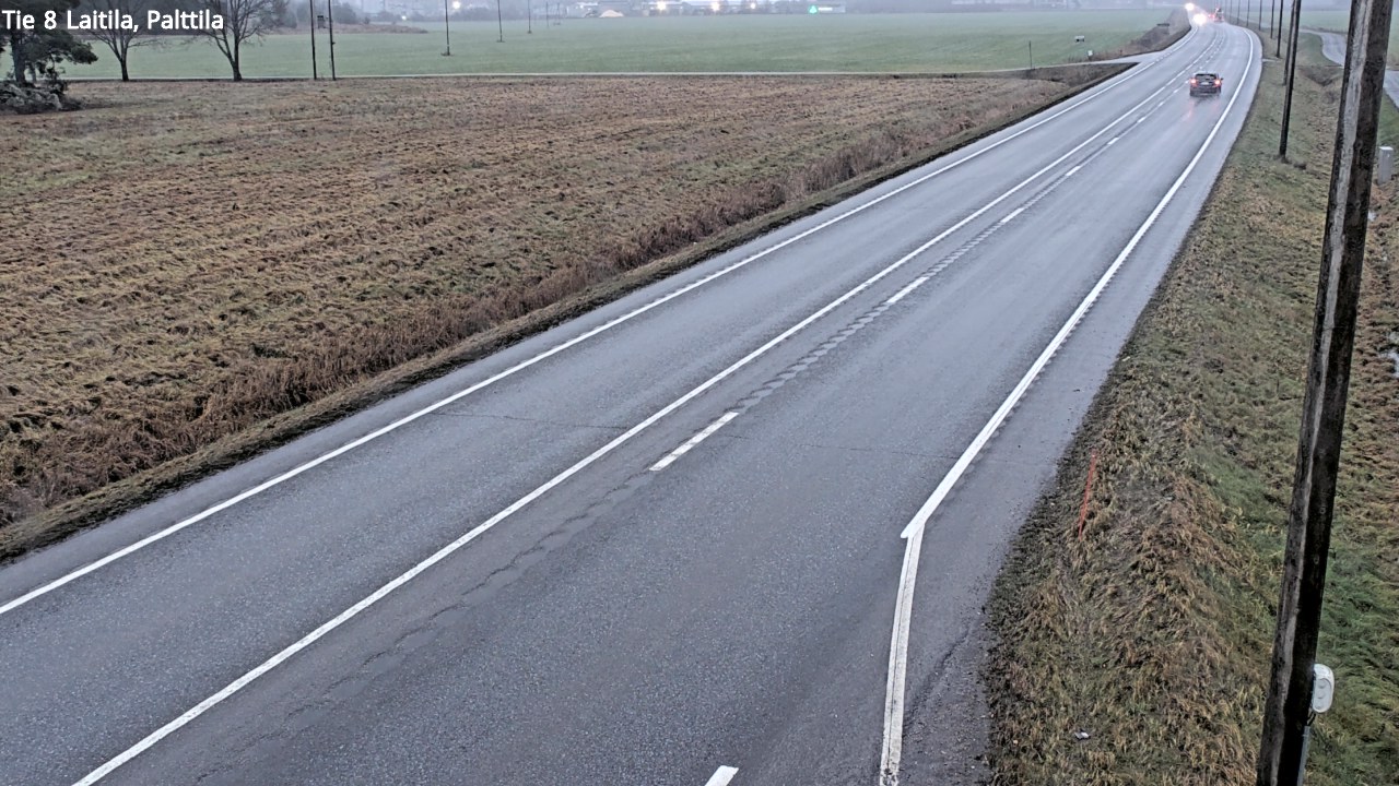 Weather Camera Image Road 8 Laitila, Palttila, Laitila, Varsinais-Suomi