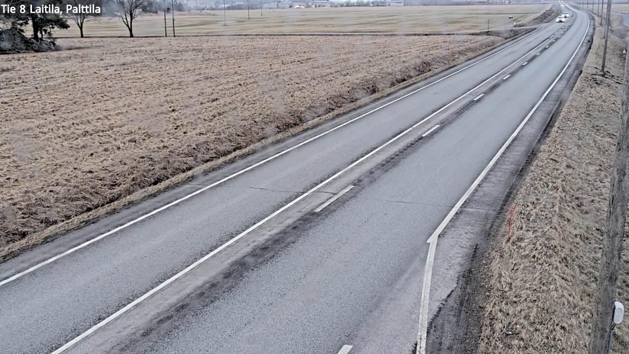 Weather Camera Image Road 8 Laitila, Palttila, Laitila, Varsinais-Suomi