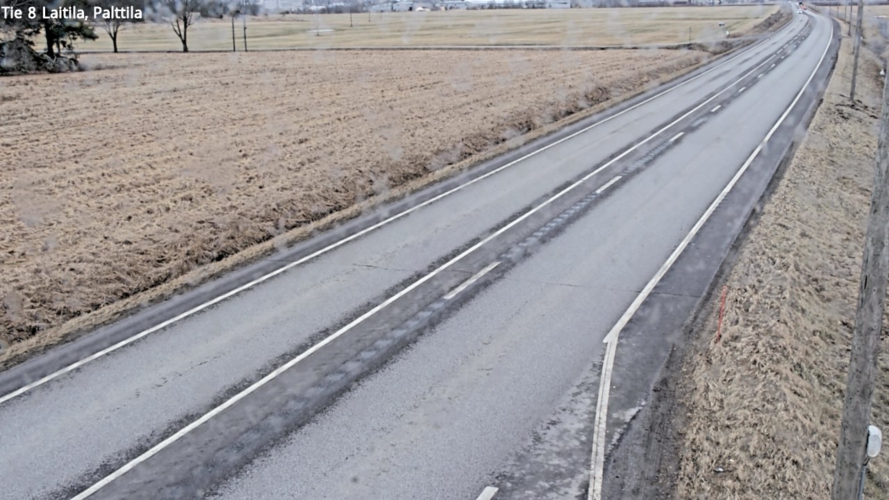 Weather Camera Image Road 8 Laitila, Palttila, Laitila, Varsinais-Suomi