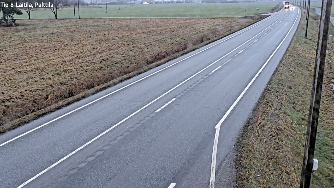 Weather Camera Image Road 8 Laitila, Palttila, Laitila, Varsinais-Suomi