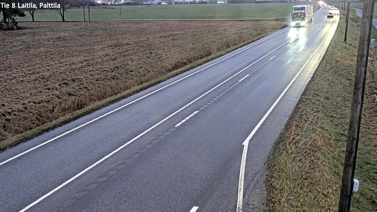 Weather Camera Image Väg 8 Laitila, Palttila, Laitila, Varsinais-Suomi