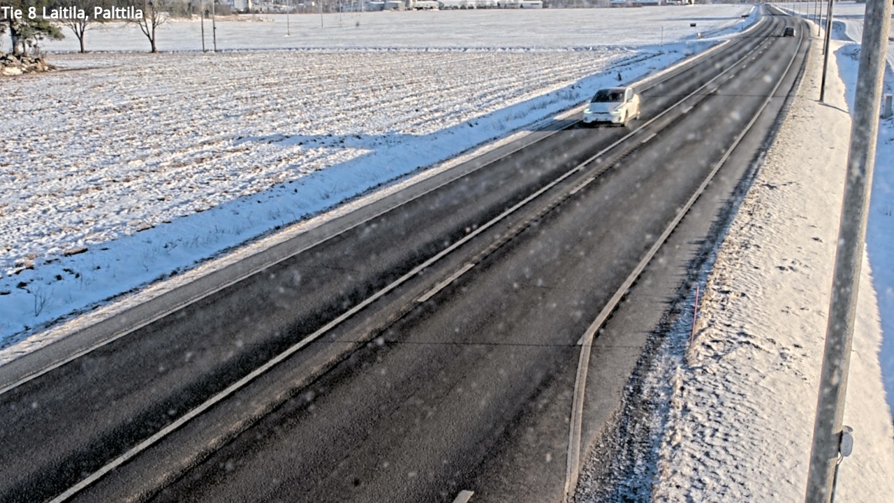 Weather Camera Image Väg 8 Laitila, Palttila, Laitila, Varsinais-Suomi