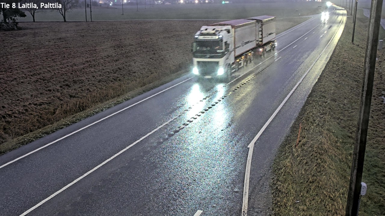 Weather Camera Image Road 8 Laitila, Palttila, Laitila, Varsinais-Suomi