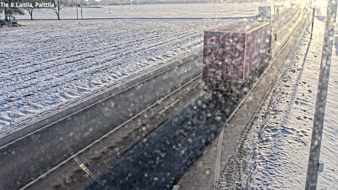 Weather Camera Image Väg 8 Laitila, Palttila, Laitila, Varsinais-Suomi