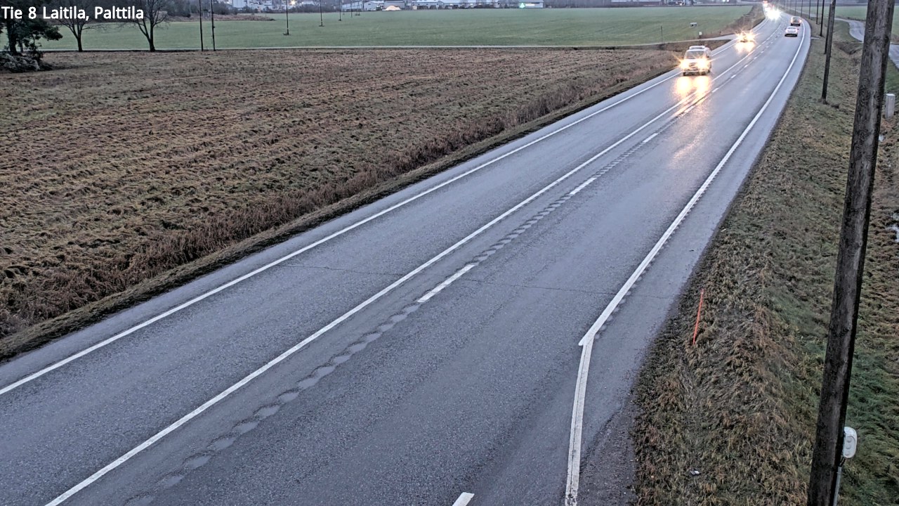 Weather Camera Image Väg 8 Laitila, Palttila, Laitila, Varsinais-Suomi