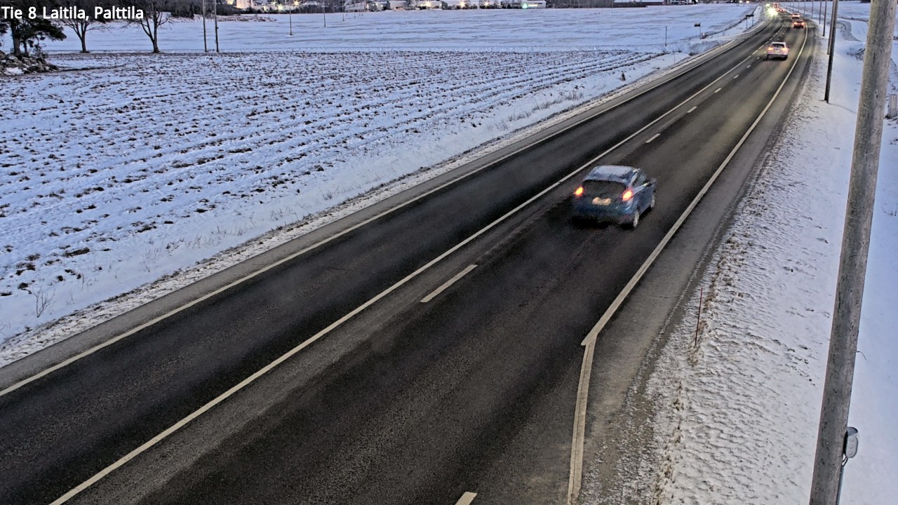 Weather Camera Image Road 8 Laitila, Palttila, Laitila, Varsinais-Suomi