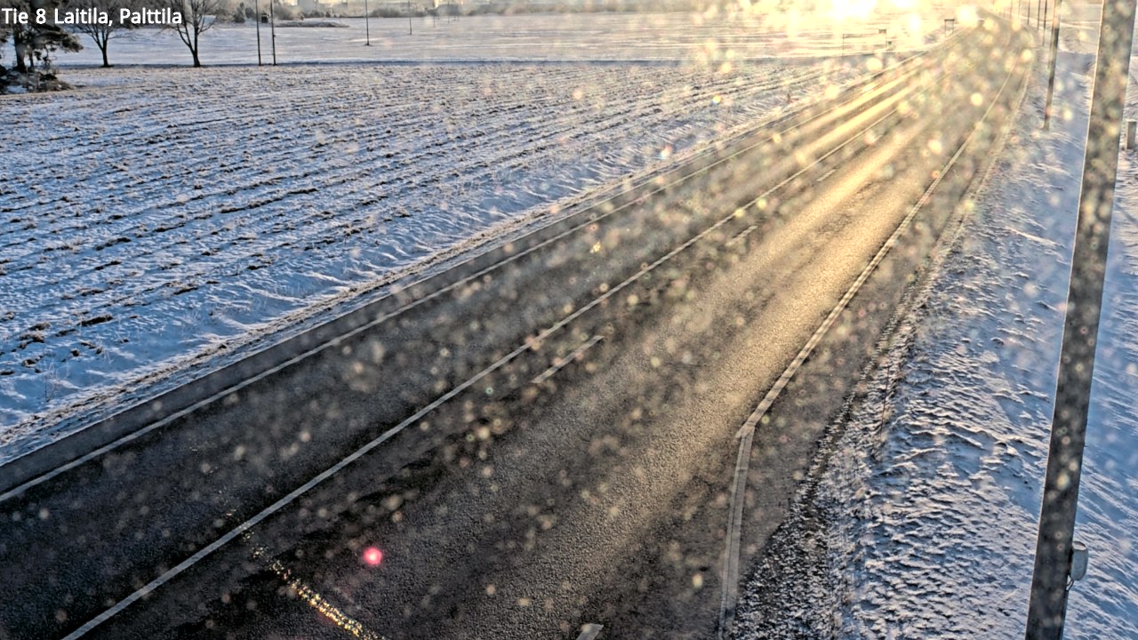 Weather Camera Image Väg 8 Laitila, Palttila, Laitila, Varsinais-Suomi