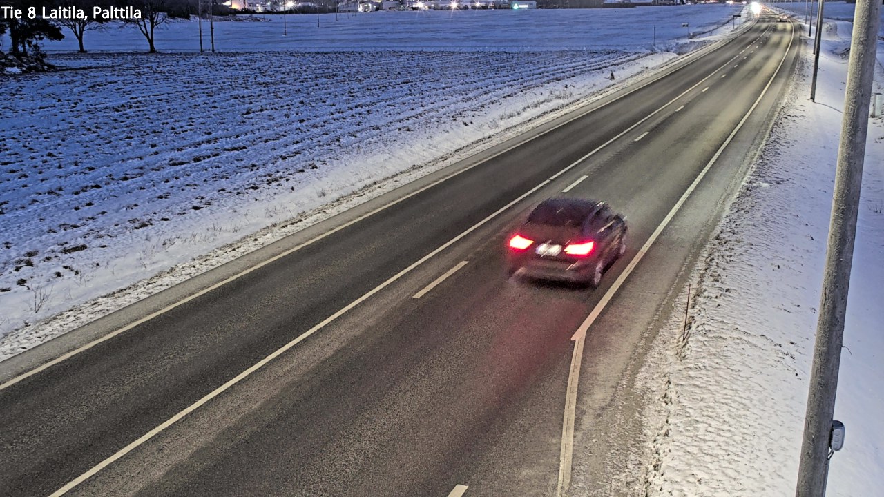 Weather Camera Image Road 8 Laitila, Palttila, Laitila, Varsinais-Suomi